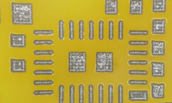 采用高速喷印将锡膏快速沉积至PCB焊盘